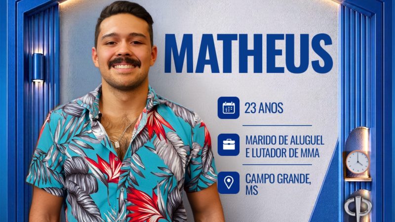 Matheus Pantaneiro é confirmado na Casa do Patrão - Reprodução/RECORD