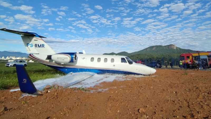 O piloto havia sido encaminhado ao Hospital Regional de São José Dr. Homero de Miranda Gomes. Ele realizou exames e foi medicado. - Divulgação/CBMSC/ND Mais