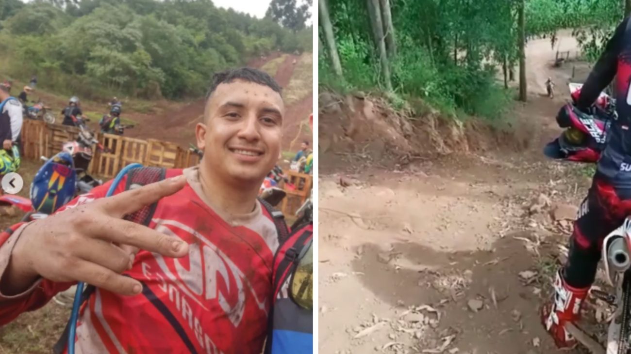 Shaimon era trilheiro e gostava de motocicletasFoto: Reprodução/Redes Sociais/ND Mais