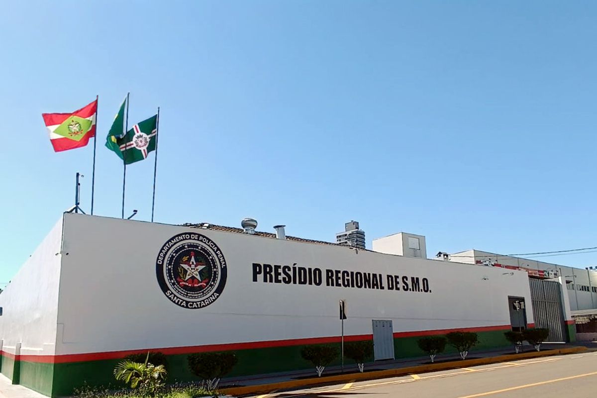 Detento foragido de unidade prisional em SC é localizado dentro de carro de aplicativo.Foto: Divulgação/ND Mais