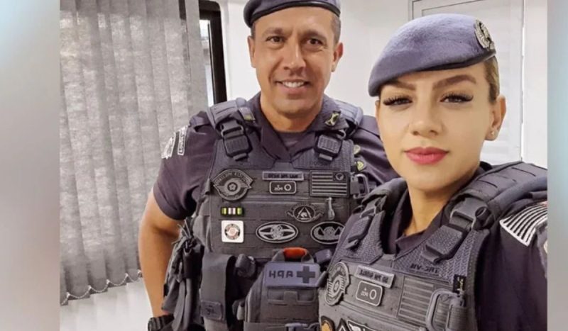 PM morta com tiro na cabeça em SP e o marido - Dcmoline/@dcmoline/X