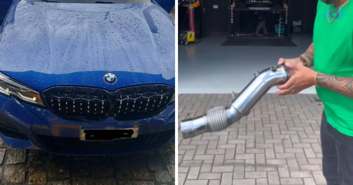 Alteração no escapamento de BMW pode ter contribuído para o vazamento de monóxido de carbonoFoto: Reprodução/ND