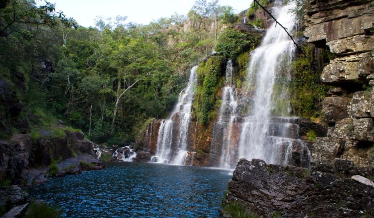 Cachoeira na Fazenda São Bento