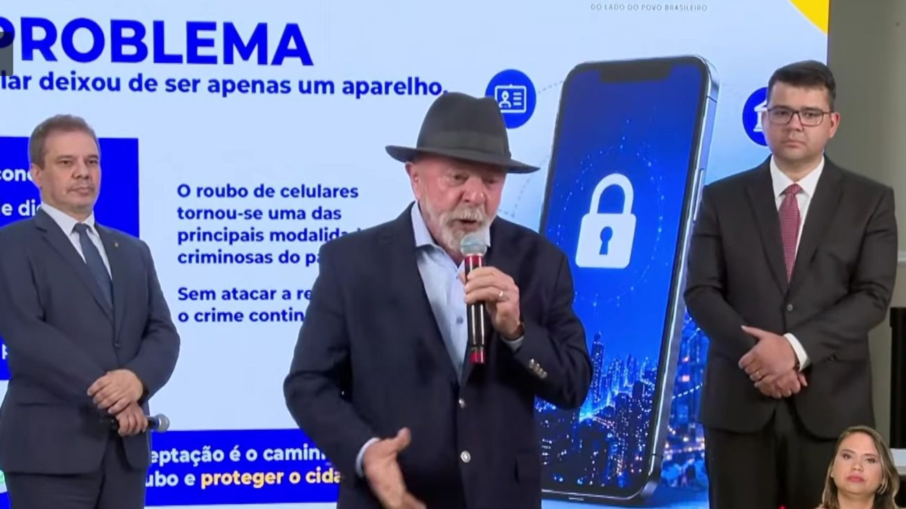 Presidente Lula com ministro e secretário da Justiça em São Paulo.Foto: Reprodução/Canal Gov.Br/ND Mais