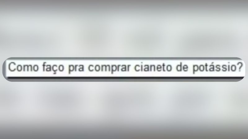 O homem é investigado por registrar mensagens sobre ataques e um plano para matar o próprio filho - Reprodução/PCES