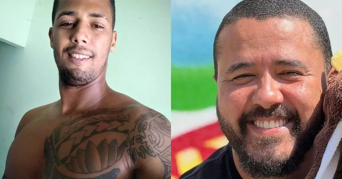 Jeander e Bruno teriam se envolvido com Jeff Machado a partir de aplicativo de relacionamento.Foto: Montagem/ND