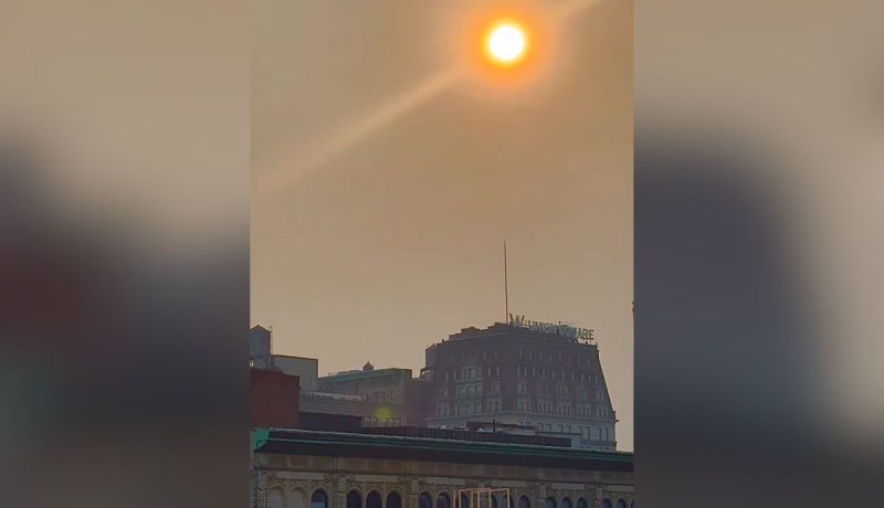 Céu encoberto e ar ruim elevam alerta em cidades dos Estados Unidos - X/Reprodução/ND Mais