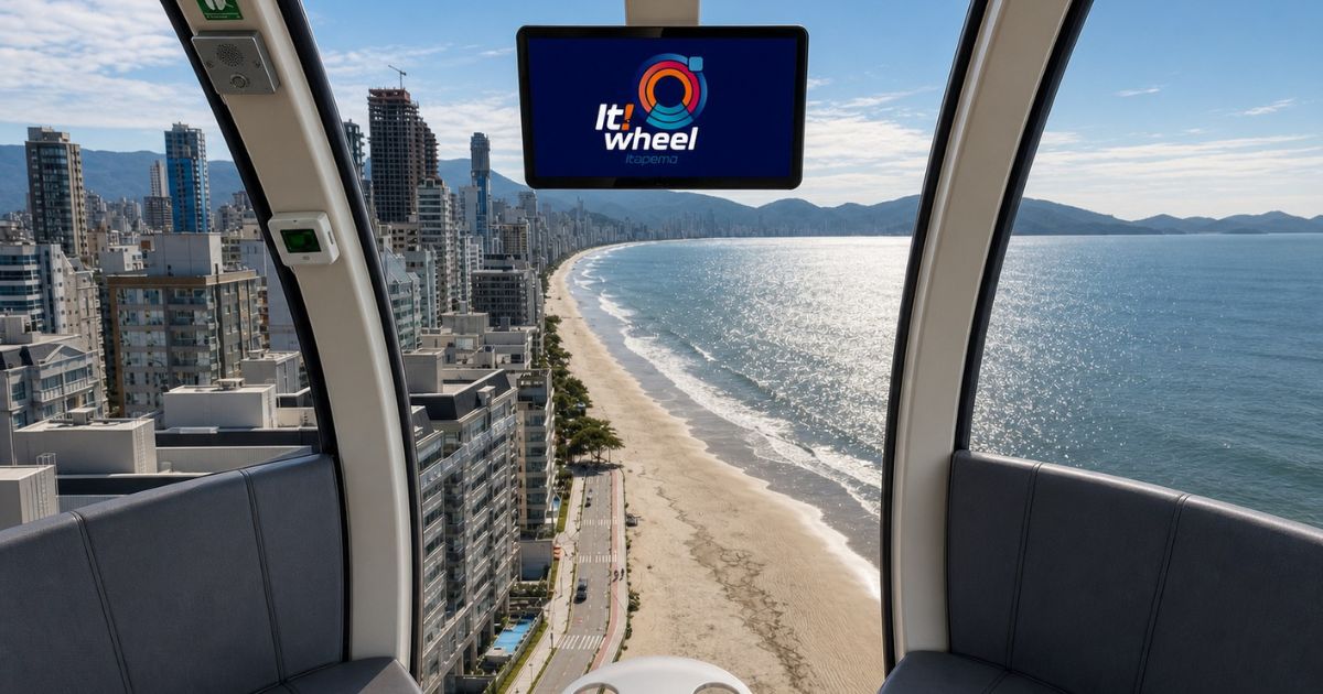 Cabines da roda-gigante poderão receber decorações temáticas Foto: It Wheel/Divulgação/ND Mais