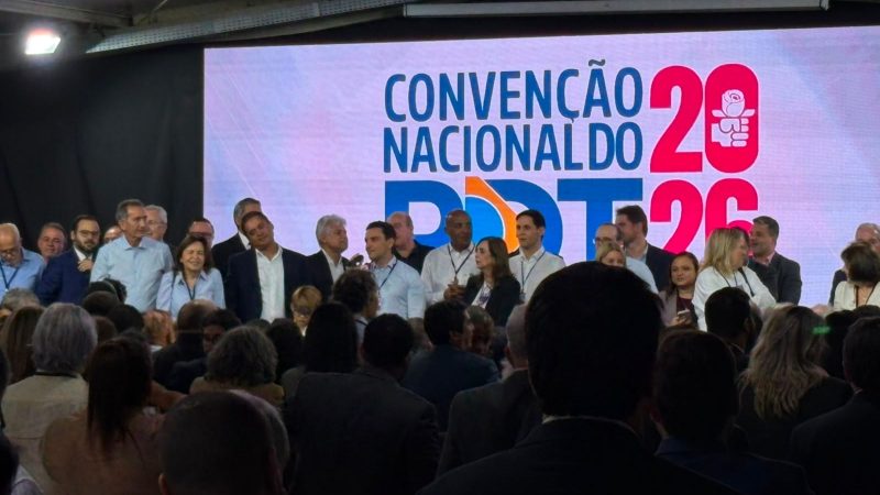 Celso Sabino durante discurso na convenção do PDT - Joice Gonçalves/ND Mais