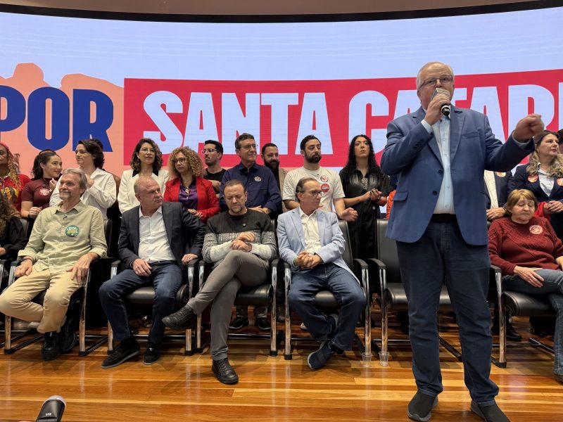 Lançamento oficial do "Time do Lula" em SC - Arliss Amaro/ND Mais