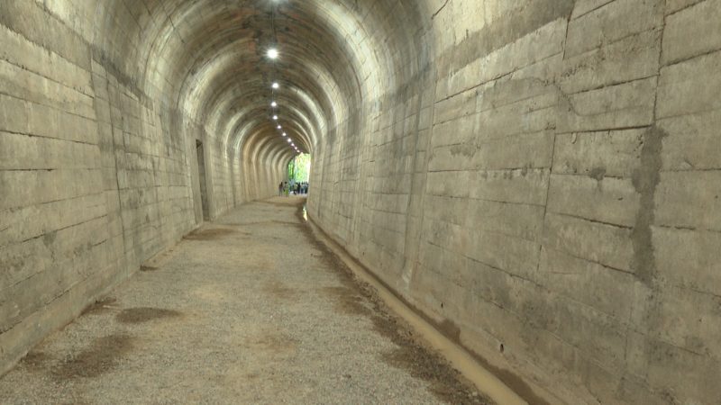 Com 260 metros de extensão, a estrutura construída na década de 1950 impressiona pelo estado de conservação e pelos detalhes da engenharia da época. - Gustavo Féo/NDTV/ND Mais