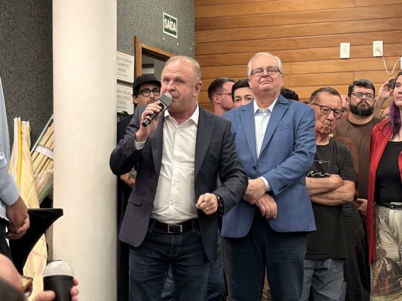 Em convenção, Merisio diz que não vai permitir que SC se transforme em ‘bunker bolsonarista’ - Carol Marin/ND Mais