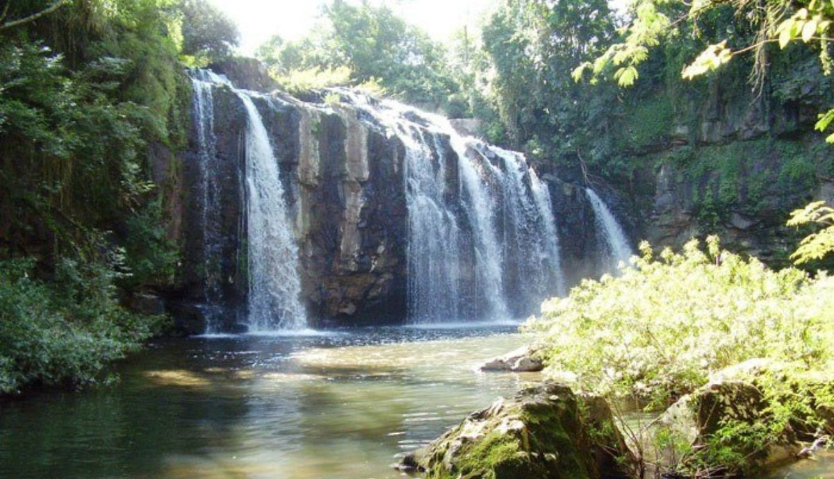 Quedas d’água no Parque do Salto, em Salto VelosoFoto: Prefeitura Municipal de Salto Veloso/ND Mais
