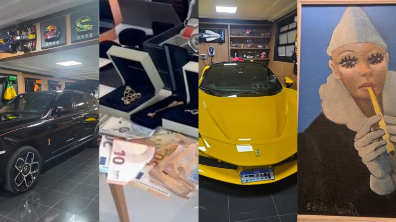 Ferraris, Rolls-Royce, joias, quadros, dólares e euros: veja itens de luxo apreendidos na Operação Arena - Divulgação Receita Federal/ND Mais