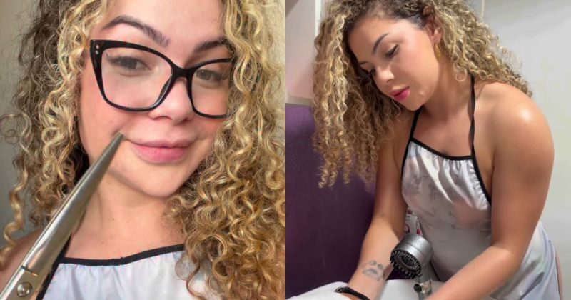 Dona de barbearia nudista vira febre em Florianópolis e ganha público feminino - Reprodução/@danimotta__/ND Mais
