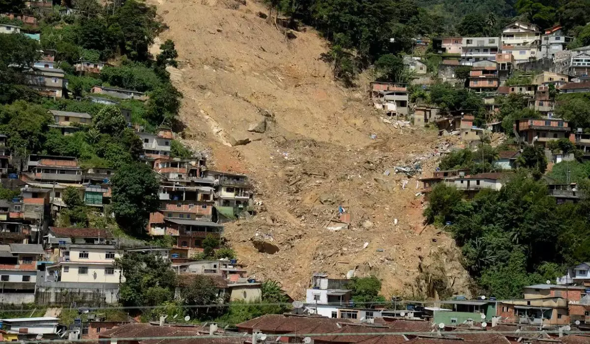 Deslizamento em Petrópolis em 2022Foto: Tomaz Silva/ Agência Brasil/ Reprodução/ ND Mais
