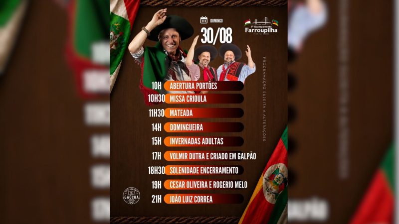 Evento na Arena Floripa celebra cultura gaúcha, terá shows nacionais, apresentações tradicionalistas, gastronomia típica e ação solidária - Divulgação/PMF/ND Mais
