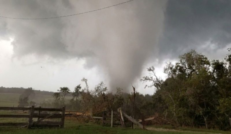 Tornado no Paraná é confirmado pela Simepar - Meteorologista Piter Scheuer/@meteorologista_piter_scheuer/Instagram