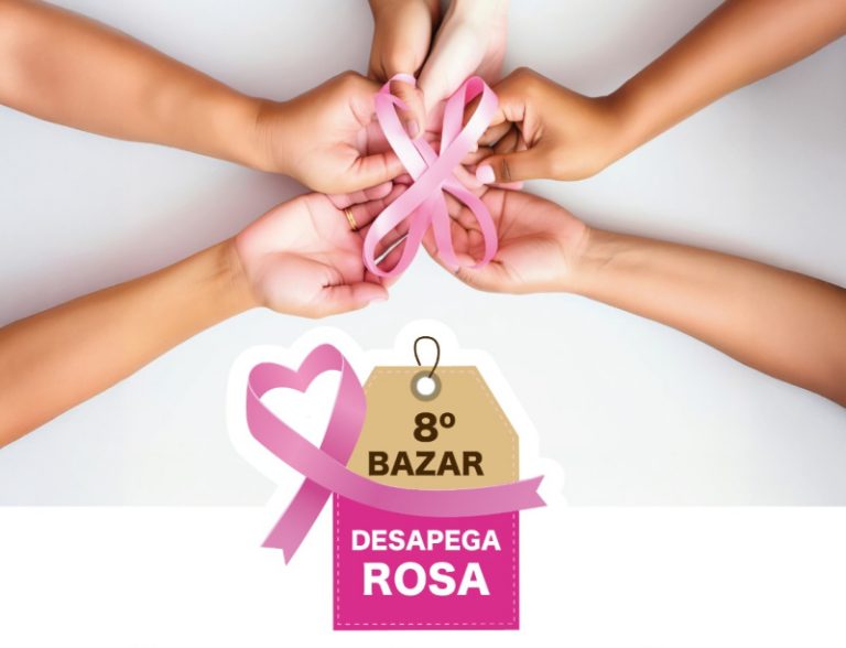 Doações para o 8° Bazar Desapega Rosa