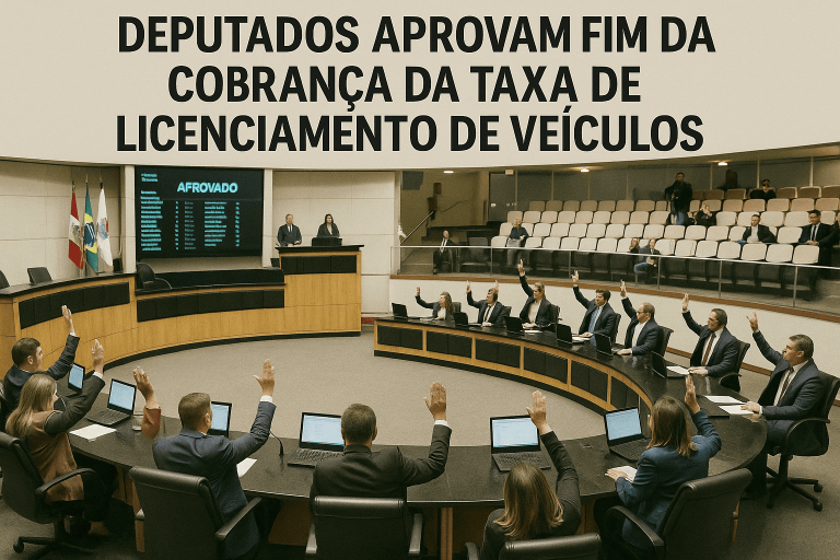 Alesc aprova fim da taxa de licenciamento de veículos em Santa Catarina