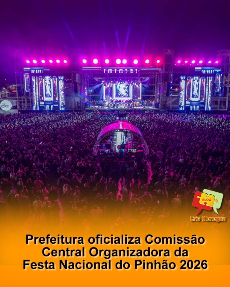 Prefeitura oficializa Comissão Central Organizadora da Festa Nacional do Pinhão 2026