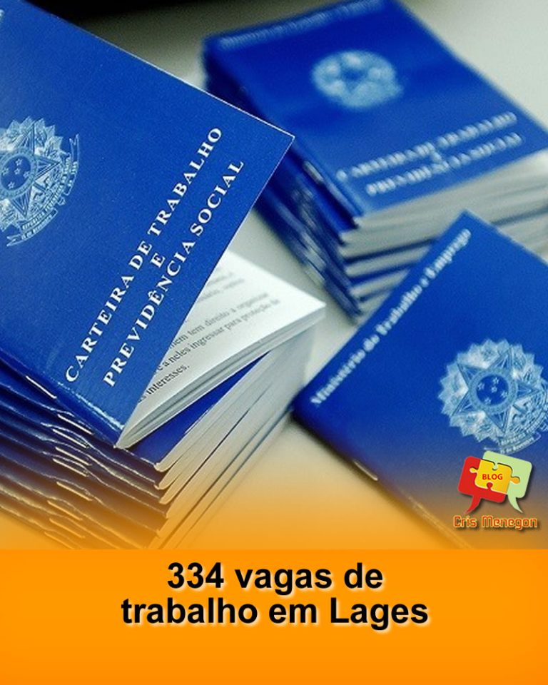 334 vagas de trabalho em Lages